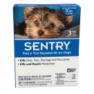 Капли от блох, клещей и комаров для собак  до 7 кг Sentry (Сентри)
