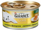 Консервы для кошек  Gourmet Gold (Гурме Голд  кусочки  в паштете с кроликом)