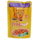 Фото - Консервы для кошек Friskies (Фрискис) Alupauch  с уткой, печенью и морковью в подливке