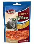 Сырные кубики "Premio" для кошек с курицей и сыром Trixi (Трикси)